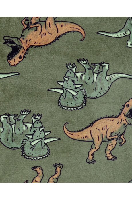 Pijama dos piezas de micropolar, diseño dinos Sin color
