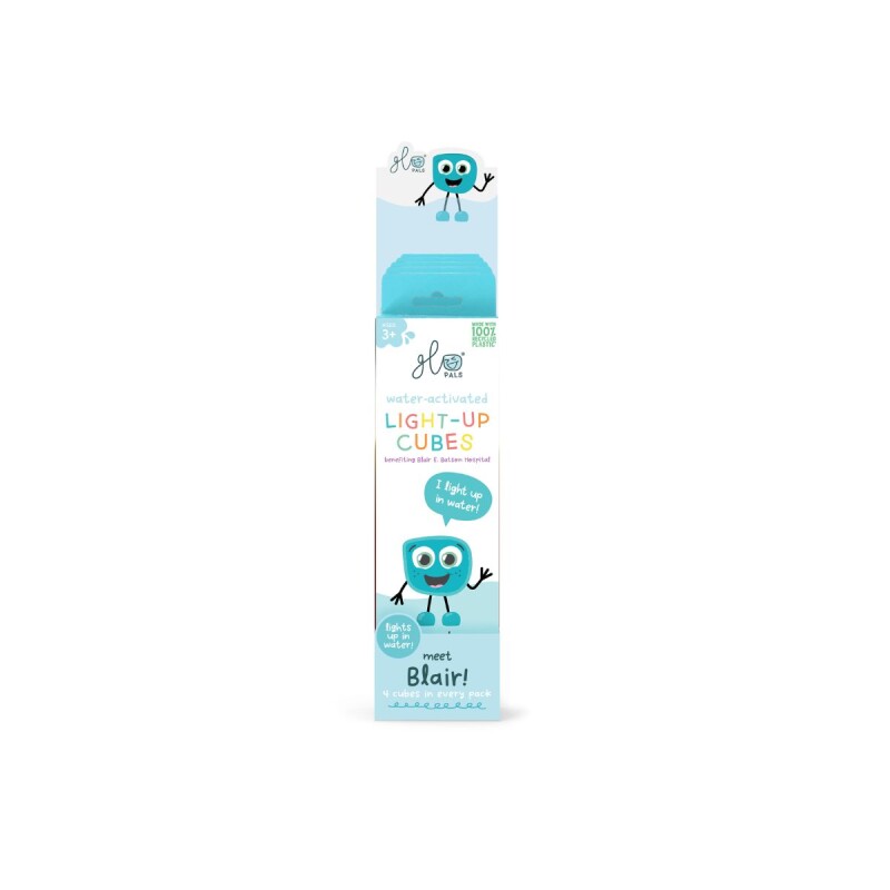 GP-FIN-4PK Set De 4 Cubos Glo Pals Blair Azul
