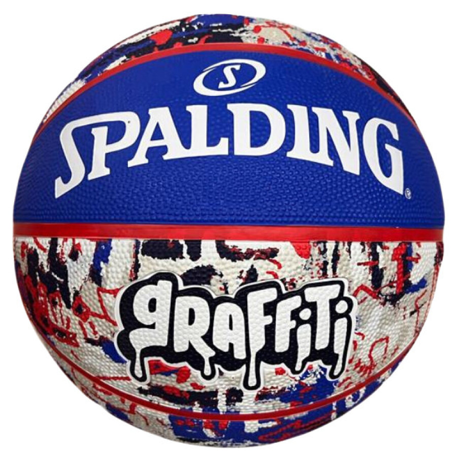 Pelota Spalding Grafitte Azul - Blanco - Rojo