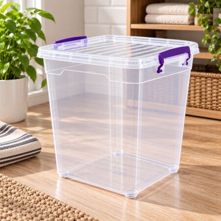 Caja Organizadora Vertical Transparente 11 litros Caja Organizadora Vertical Transparente 11 litros