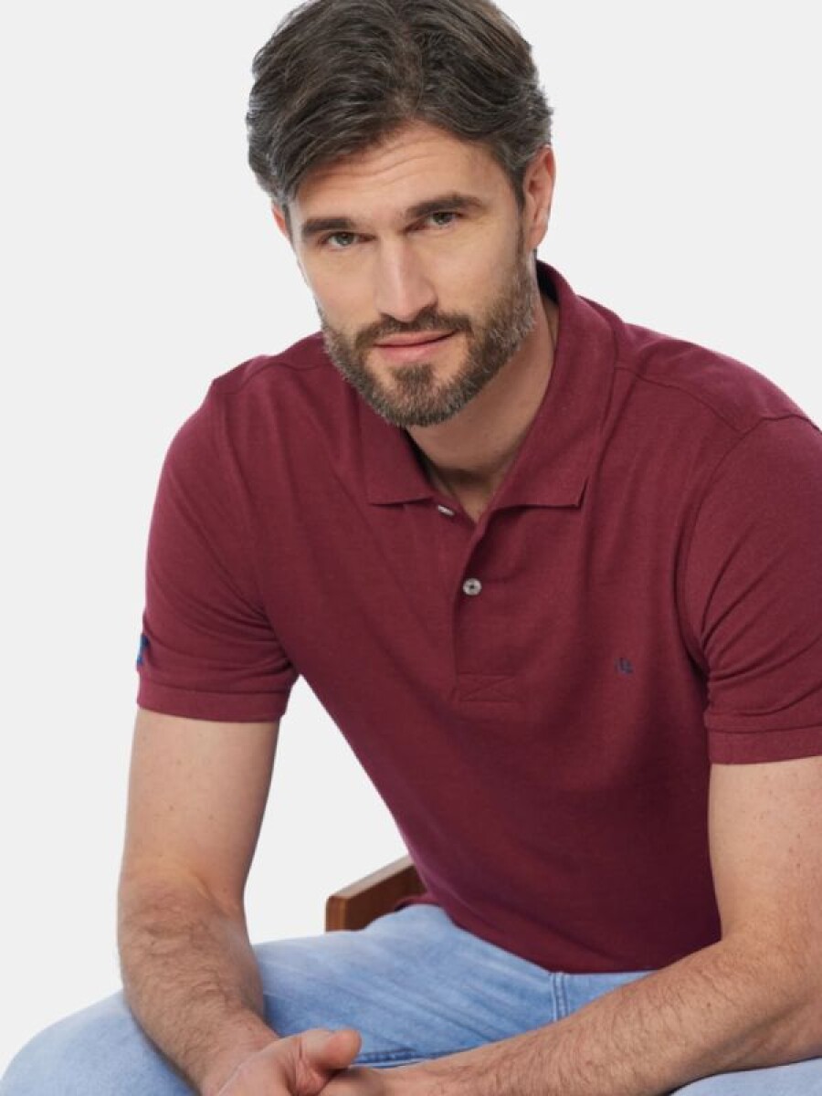 Remera Hombre Polo Legacy - Bordo 