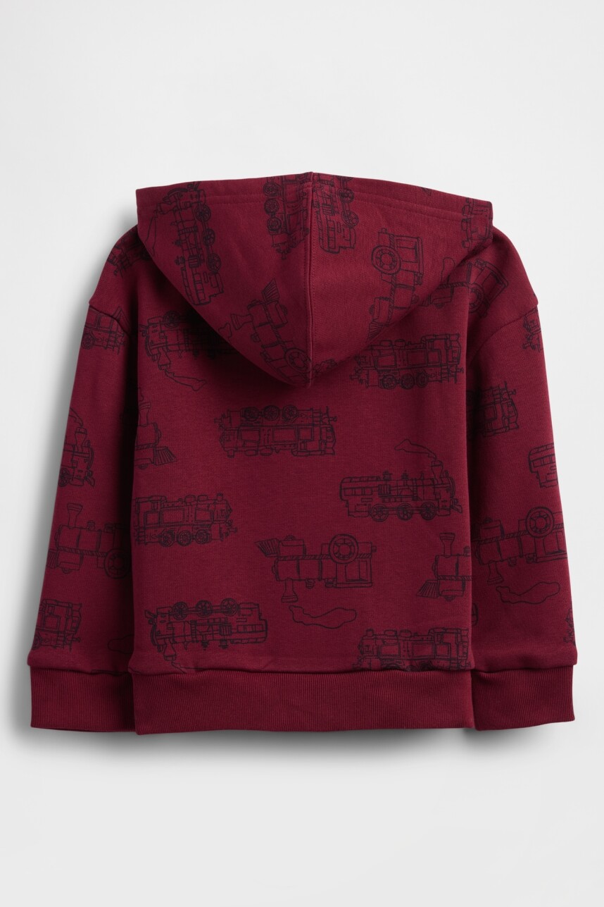 Canguro Con Cierre Logo Gap Toddler Niño Red Delicious