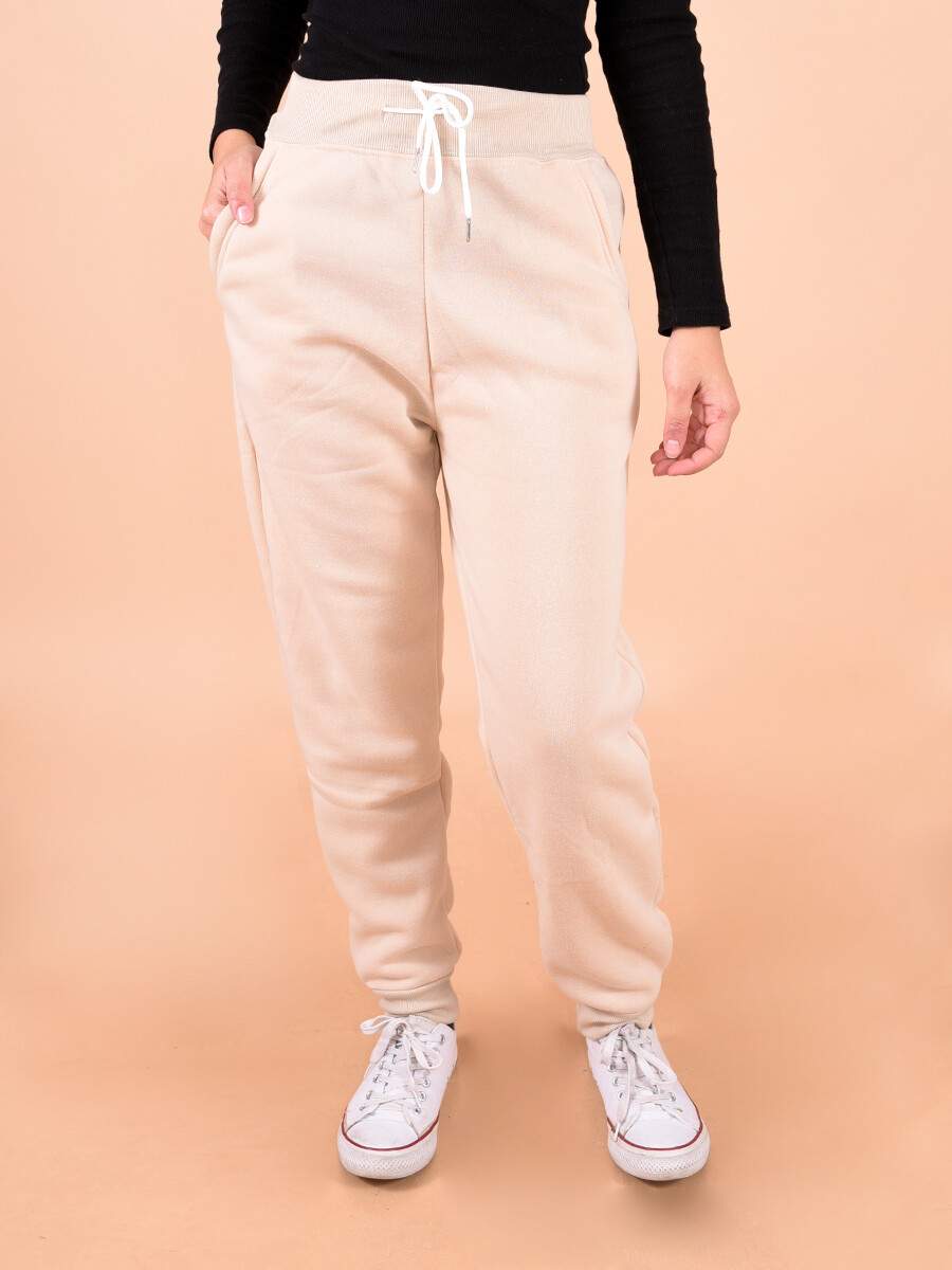 PANTALON DEPORTIVO FLEX - BEIGE 