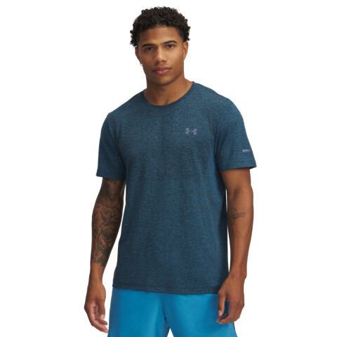 UA SEAMLESS STRIDE SS-RED BLU-452