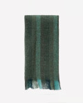 Manta Vilo mezcla de lana de rayas verde 130 x 170 cm Manta Vilo mezcla de lana de rayas verde 130 x 170 cm