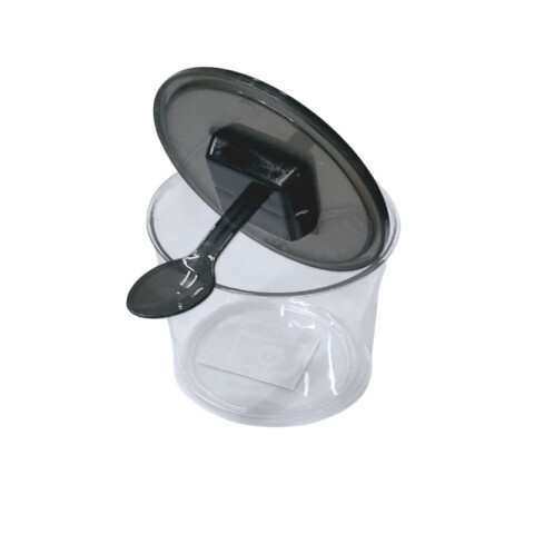 Frasco contenedor hermético con cuchara 500ml Frasco Contenedor Hermético Con Cuchara 500ml