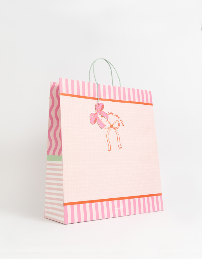 Accesorios Regalos Estampados Bolsa De Regalo Extra Grande Estampada - Combinacion Multicolor