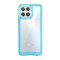 Case Transparente con Borde de Color Honor X8A Turquesa