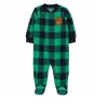Enterito Carters Micropolar cuadrille oso Verde RN Enterito Carters Micropolar cuadrille oso Verde RN