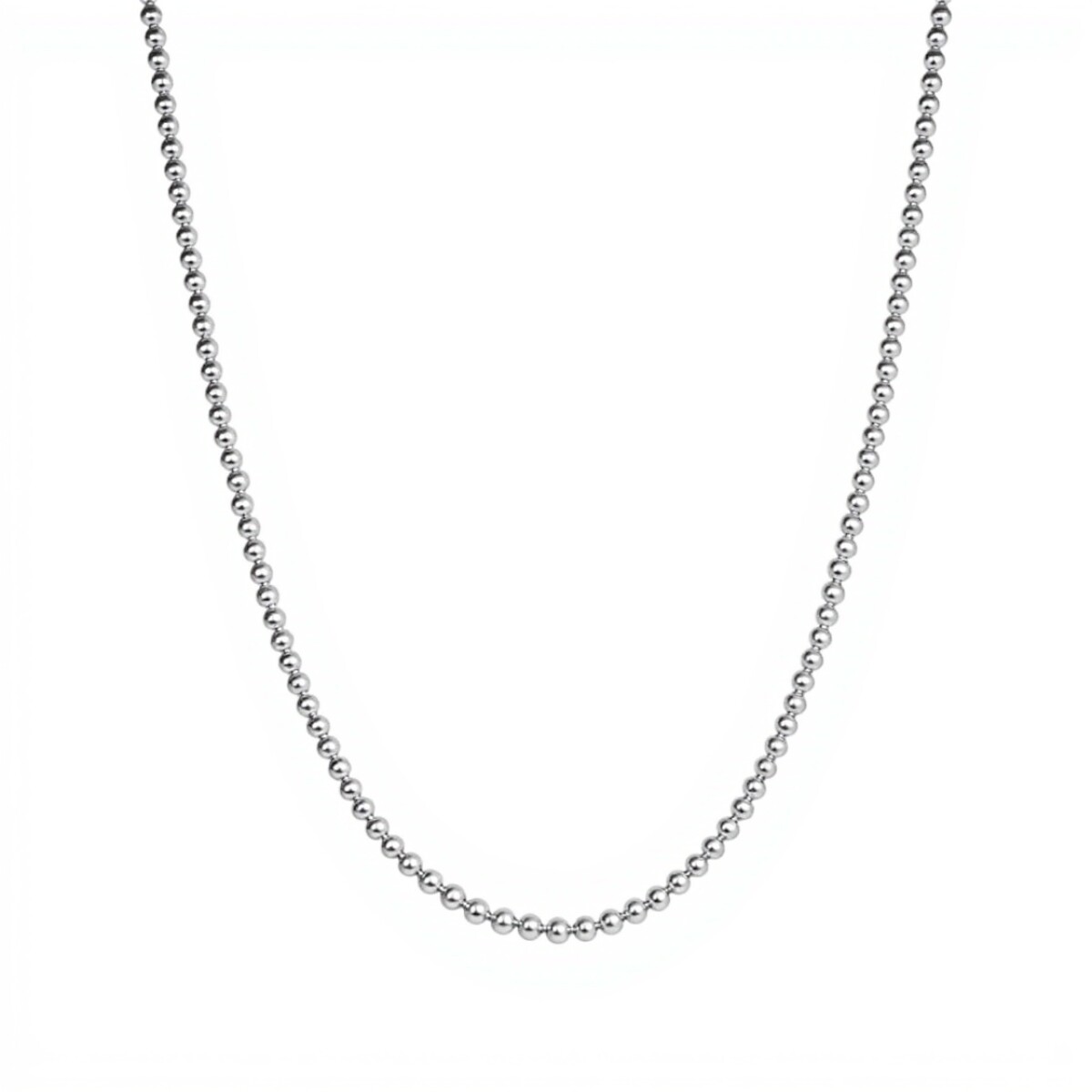 Cadena Bolitas - Plata 925 - Sin Piedra - CD3540 - sinpiedra 