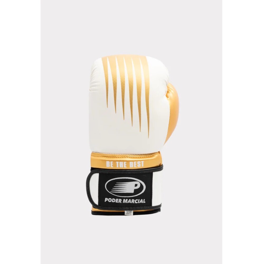 Guante de Boxeo Blanco y Dorado GUANTILLA BOXEO BLANCO Y DORADO TALLE L