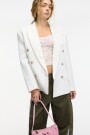 Blazer con botones Blanco