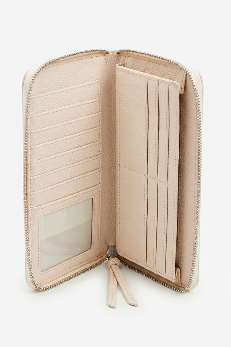 BILLETERA XL CANVA Beige
