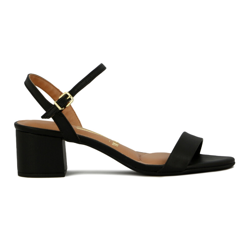 Sandalia Vizzano Mujer Taco 5cm Negro