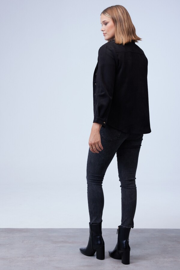 Sobrecamisa Suede NEGRO