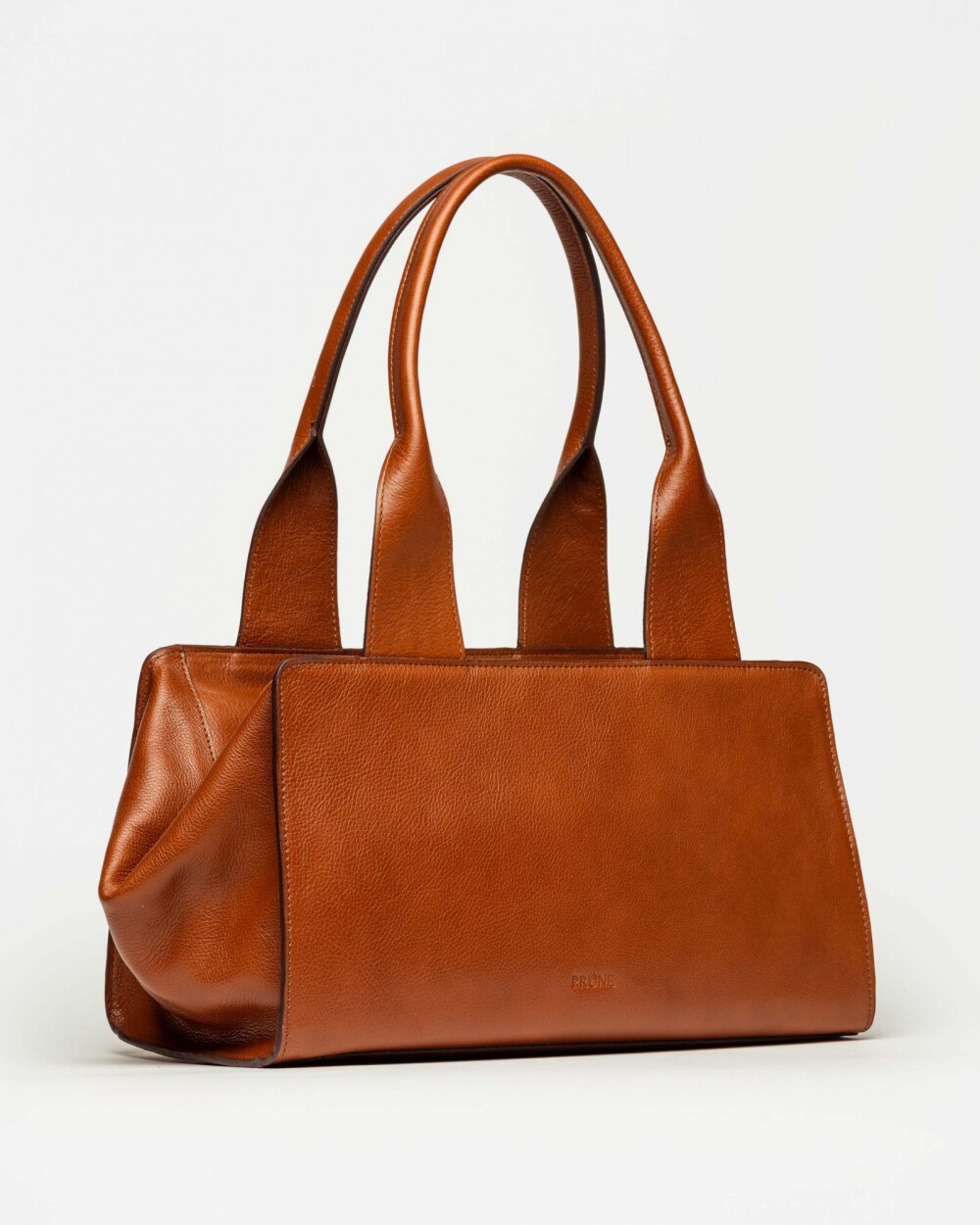 Bolso Mila en cuero liso Cuoio