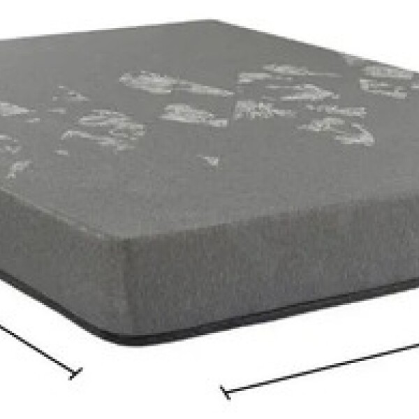 Colchón Kappesberg 2 Plaza Espuma Alta Densidad 19 Cm 120 Kg Gris 1