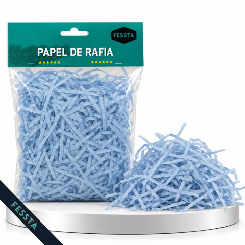 Papel Picado en Tiras 40 GRS Celeste