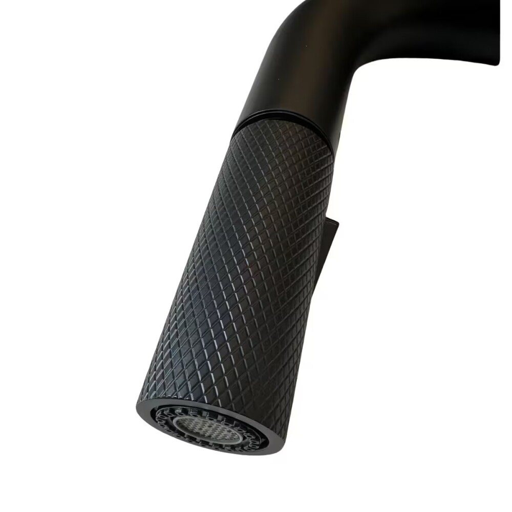 Grifería de Cocina Monocomando de mesada Eon Extensible Negra Mate Grifería De Cocina Monocomando De Mesada Eon Extensible Negra Mate