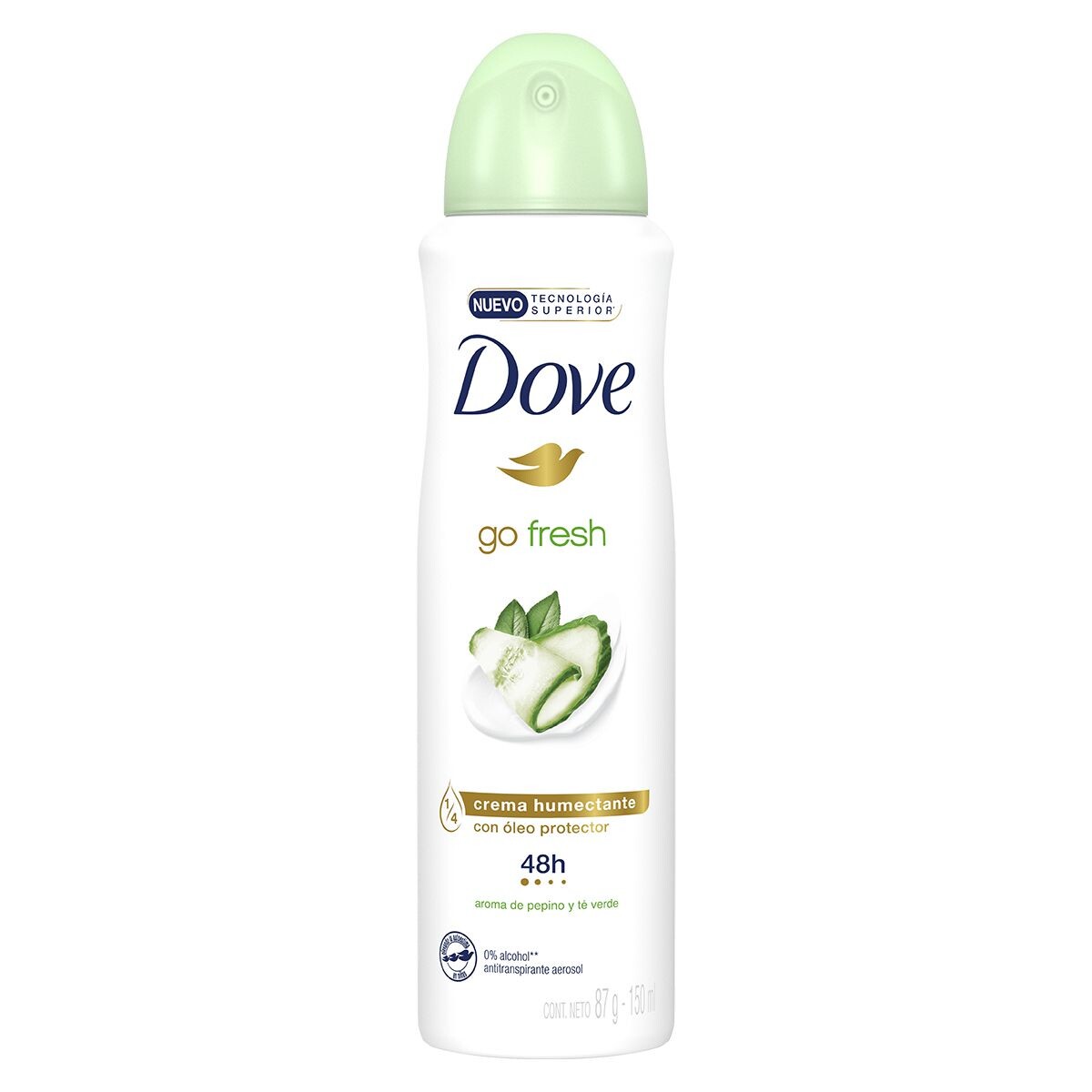DOVE DEO SPRAY GO FRESH PEP TE CR HUMECT 