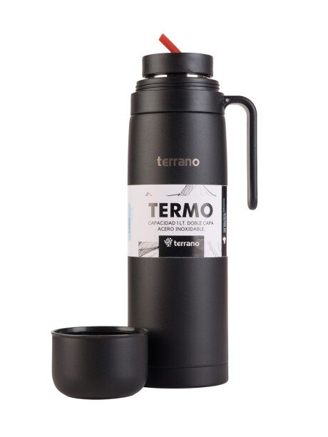 Termo con Manija Color Negro