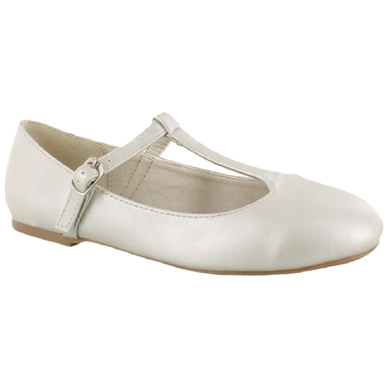 Ballerina de Niños Croco Kids Zapato Gacela Blanco Perla