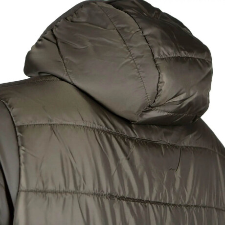 Campera Abrigo Topper Inflada Con Capucha P/ Hombre Verde