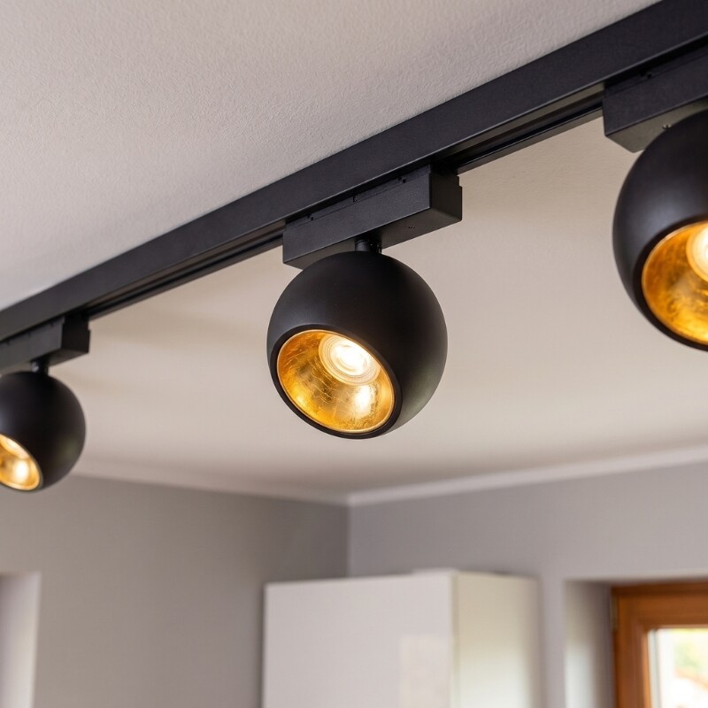 ARTEFACTO DECORATIVO LED CIRCULAR PARA RIEL MAGNETICO Colgante LED Circular para Riel Magnético G2 6W Negro