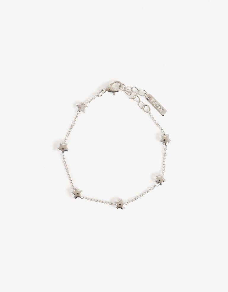 Pulseras Flexibles Metal Pulseras Flexibles New Indie - Plateado Rodio