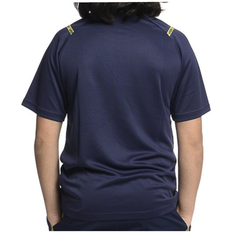 Bermuda Infantil Umbro Taped Junior Azul Marino - Verde Lima