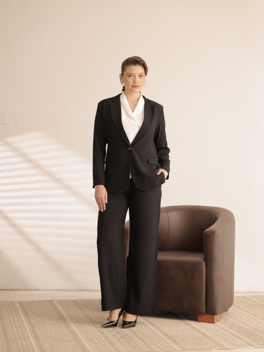 Pantalón Wide - NEGRO 