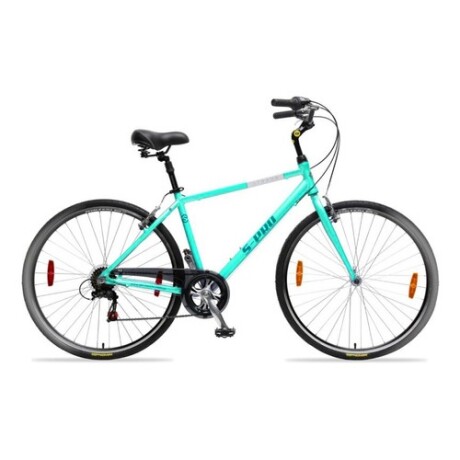 Bicicleta S-PRO Strada Man rodado 28 Shimano 7 cambios Verde