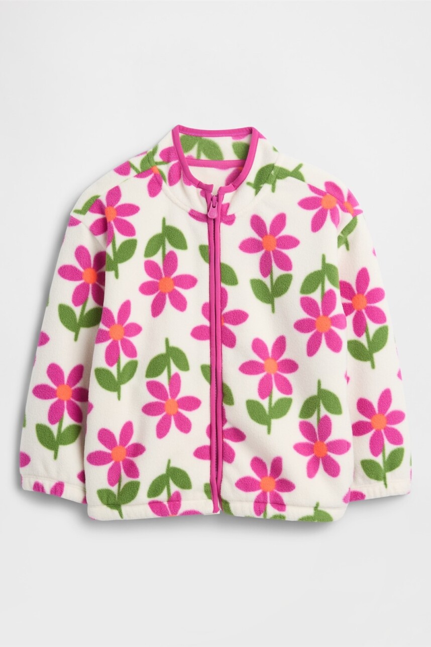 Canguro Con Cierre Polar Toddler Niña Chino