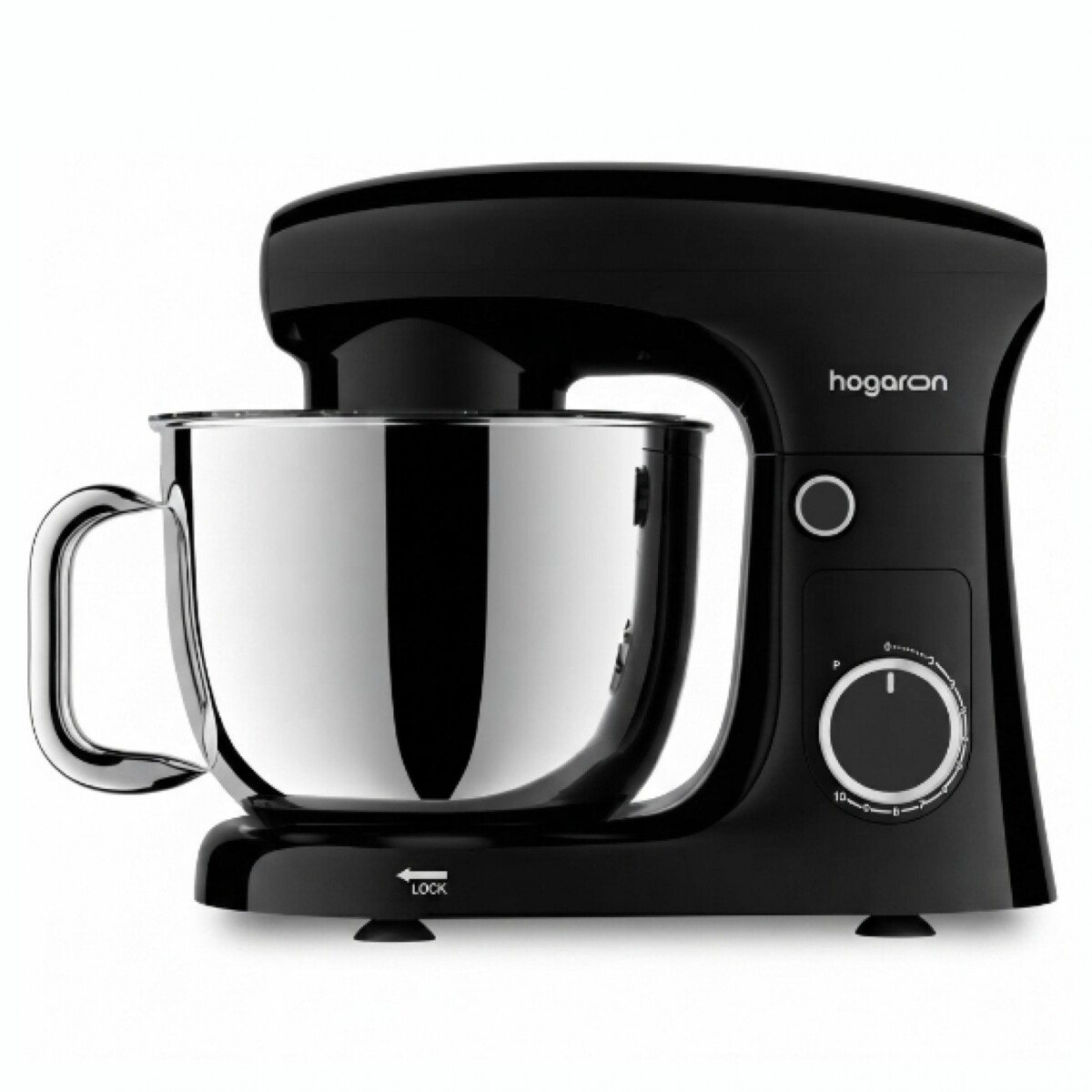 Batidora Planetaria HOGARON HGPM6 1500W Capacidad 6L 10 Velocidades + Pulse Con Movimiento Planetario y Accesorios 