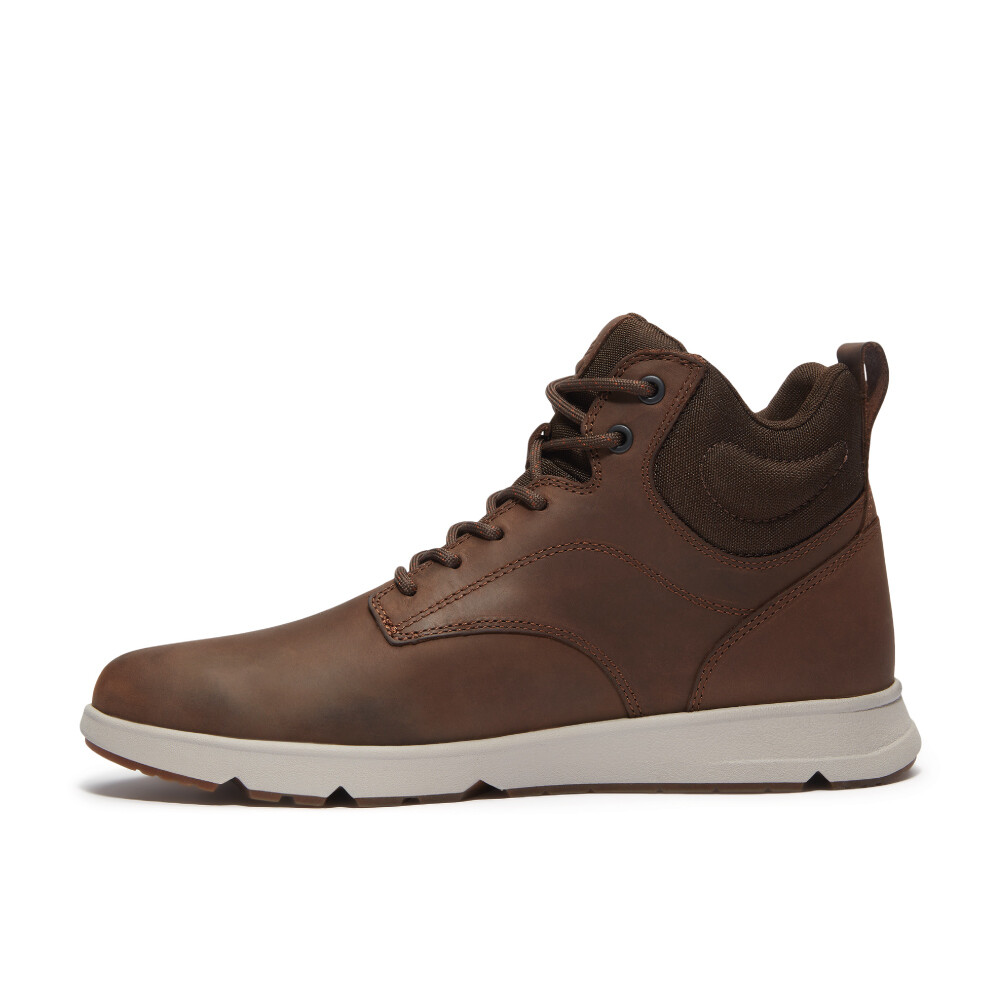 Zapatillas Mid Lace Up Hombre Dark Brown Full Grain