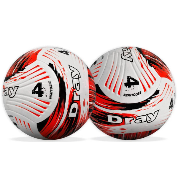 Pelota futbol nro 4 roja/negro Pelota futbol nro 4 roja/negro