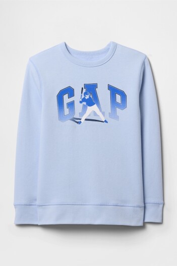 Buzo Deportivo Logo Gap Niño Blue Crystal