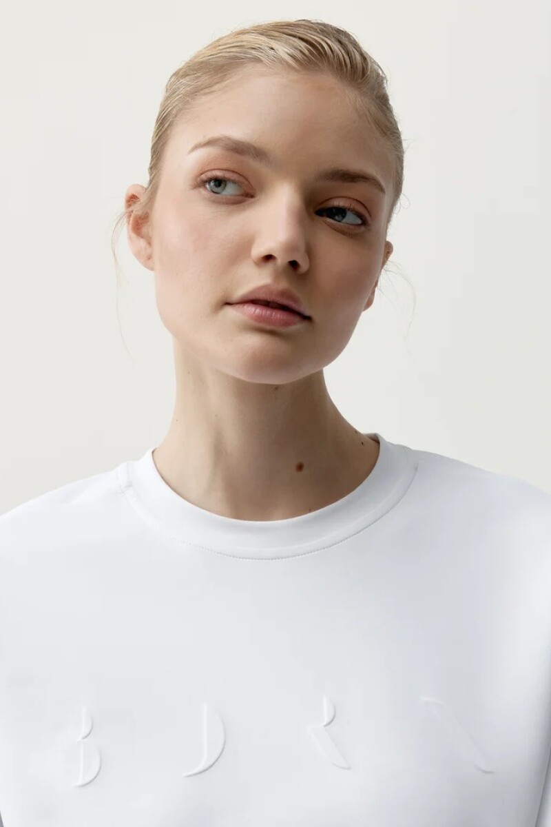 BUZO FLORA Blanco