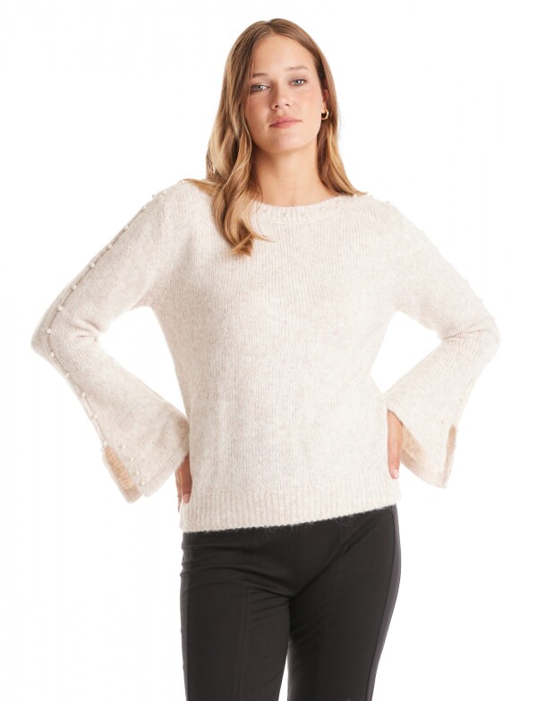 Buzo Lana Perlas BEIGE