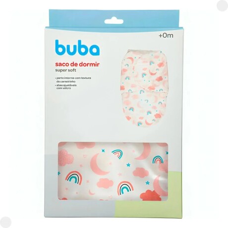 Saco de dormir-swaddle Super soft Arcoiris rosa