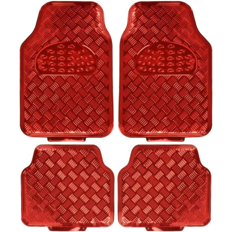 Alfombras Jgo. Weston Rojo Metalizado