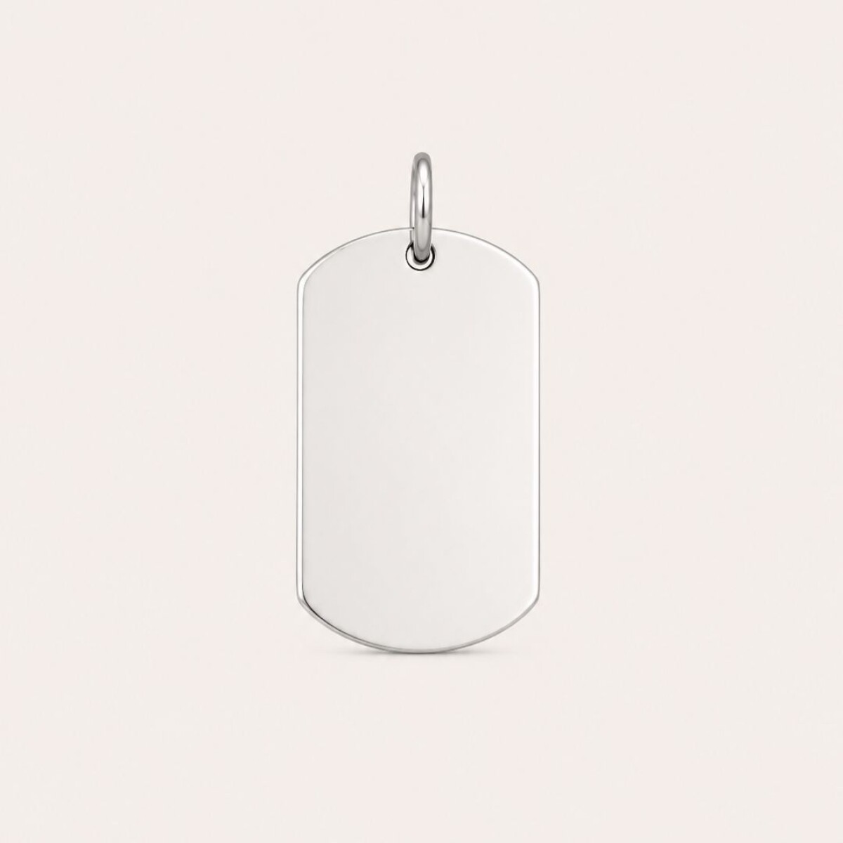 Medalla Placa de Identidad N°1 - Plata 925 