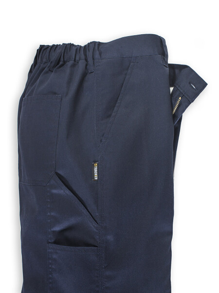 Pantalón gabardina con reflectivo Azul