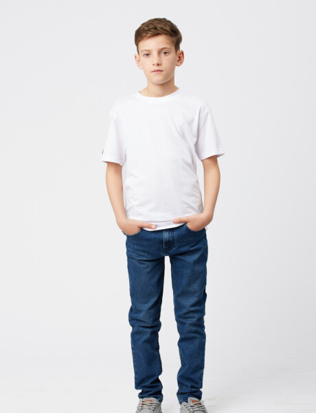 PANTALÓN DE JEAN SKINNY Azul Oscuro