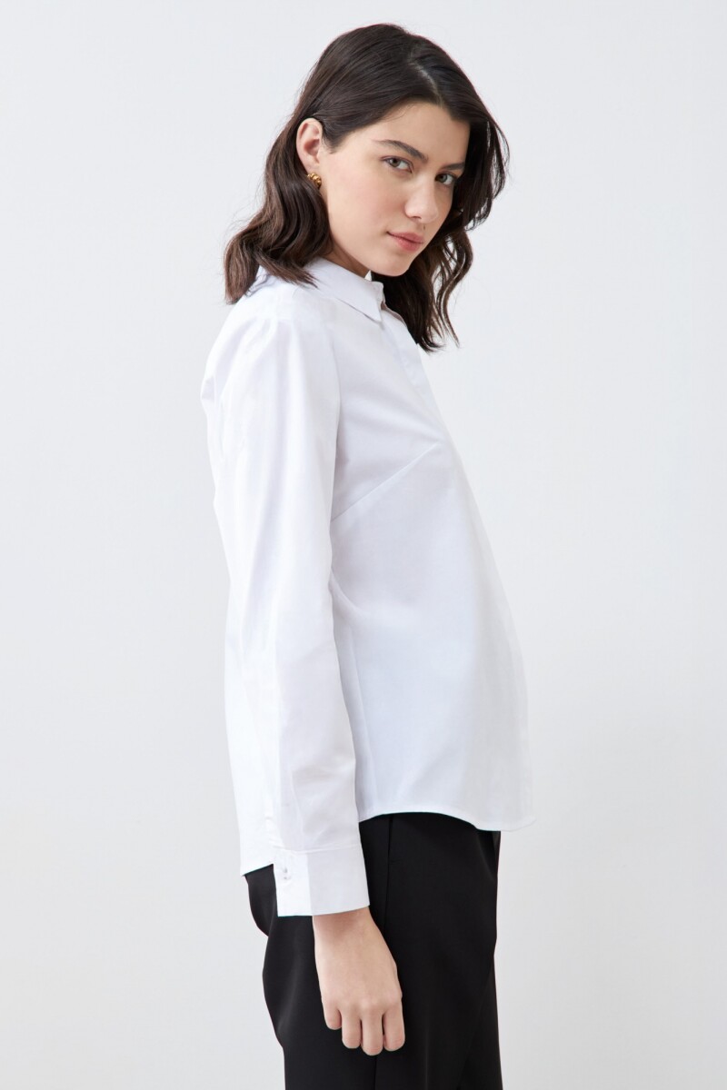 Camisa clásica blanco