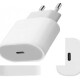 Ficha Adaptador Cargador Celular Usb-c20w Carga Rápida Sin Color