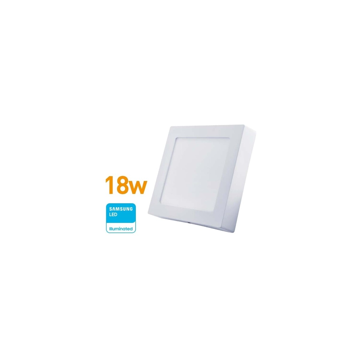 Panel LED cuadrado 18w 1350LUM 22cm Calida Wellmax 