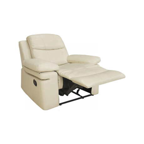 POLTRONA RECLINABLE 1 CUERPO PU NATURAL-BEIGE MR2138 CREAM