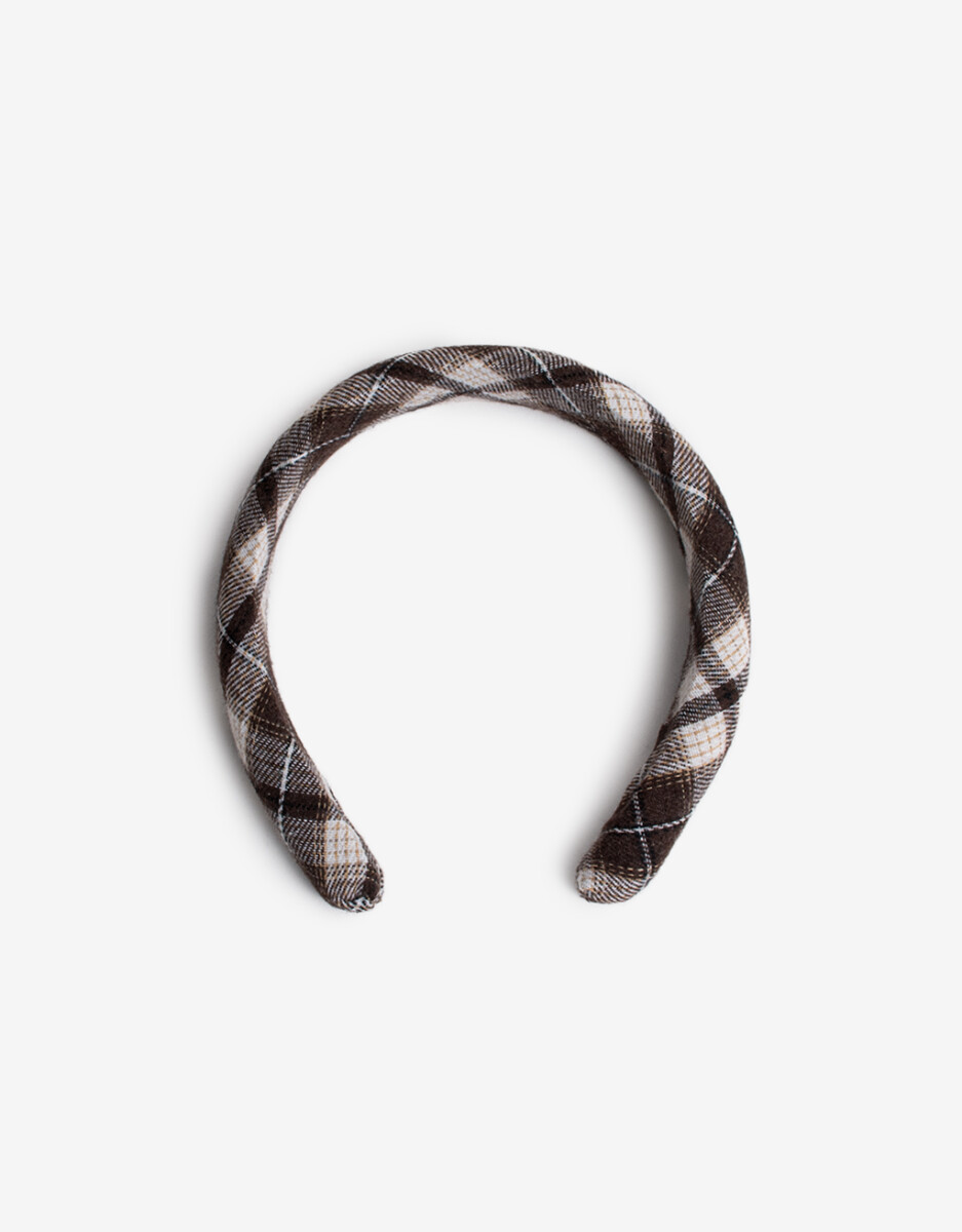 Vincha Recta Semipuffy Estampada 