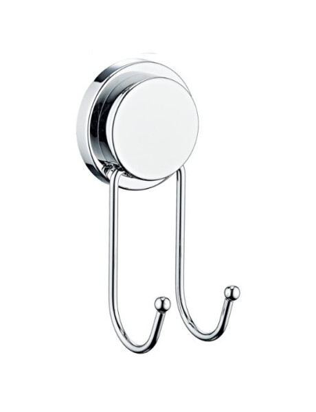 PERCHERO DE PARED DOBLE GANCHO CROMADO PERCHERO DE PARED DOBLE GANCHO CROMADO